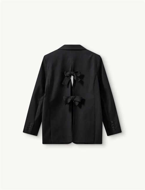 THE GARMENT PLUTO BOW BLAZER BLACK